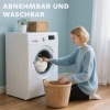 Afbeelding van PawHut Kattenhuis van Polyester en Staal, 35x35x48 cm, Roomwit