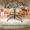 Afbeelding van HOMCOM Kunststof Kerstboom Groen/Wit 109L x 109B x 180H cm