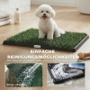 Afbeelding van PawHut Honden Toilet - Kunststof - 63 x 50,5 x 3,5 cm - Zwart