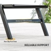 Afbeelding van Outsunny Set van Ligbedden - Metaal, Netweefsel - 190L x 74B x 35H cm - Grijs