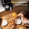 Afbeelding van COOK-IT Airfryer 6L XL - 1600W - 8 Programma's - Touchscreen - Vaatwasserbestendig - Matzwart