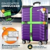 Afbeelding van Tillvex® 3-delige reiskofferset met bagageweegschaal en accessoires, lila