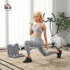 Afbeelding van HOMCOM 10KG Hantelset met Tas, Handgewichten voor Thuis Gym, Roze, Paars, Grijs, Bruin