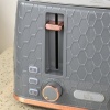 Afbeelding van HOMCOM Waterkoker en Broodrooster Set Kunststof en Staal Grijs 24,2L x 19,5B x 23,4H cm