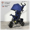 Afbeelding van HOMCOM Kinderdriewieler Polyester, Metaal 102L x 49B x 102H cm Blauw
