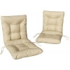 Afbeelding van Outsunny Buiten zitkussen - Polyester, PP-katoen - 120L x 50B x 8H cm - Beige