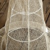 Afbeelding van Outsunny Verlichte Kerstdecoratie Staal en Polyester 44x44x215 cm Rood en Bruin