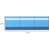 Afbeelding van Outsunny Camping Windscherm van Polyester, Staal 440L x 140H cm Blauw