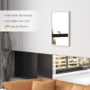 Afbeelding van Homcom wandspiegel - MDF/glas - 50L x 2B x 70H cm - wit