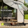 Afbeelding van Tillvex Parasol Ø 350 cm met zwengel, hoes en windbescherming - Waterdicht en UV-beschermend