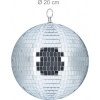 Afbeelding van Discobal - Ø 20 cm - Hangend voor plafond - Grote spiegelbol - Feestdecoratie