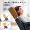 Afbeelding van Homcom Relaxfauteuil met Voetensteun - Kunstleer, Metaal - Zwart