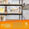 Afbeelding van tillvex® Set van 6 Opbergdozen met Deksel 27l - Stapelbaar, Transparant, BPA-vrij met Wieltjes