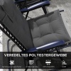 Afbeelding van Outsunny - Ligbedkussen - Polyester - Donkergrijs
