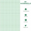 Afbeelding van Outsunny - Tuinkas - met 2 halfronde ramen - 120L x 60B x 60H cm - Groen