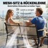 Afbeelding van Outsunny Tuinbankset - Metaal, Mesh-stof - 106L x 70,5B x 77H cm - Crèmewit