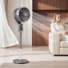 Afbeelding van HOMCOM Luchtcirculatieventilator - Kunststof - Ø32 x 110H cm - Grijs
