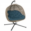 Afbeelding van Outsunny - Hangstoel met zakken - Polyester - Bruin