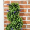Afbeelding van HOMCOM Kunstmatige Topiaries Kunstplanten PE Ø28 x 115 cm Groen