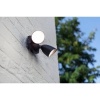Afbeelding van LUTEC Shrimp - LED wandlamp voor buiten met sensor - 1700Lm - Mat zwart