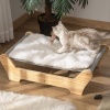 Afbeelding van PawHut Kattenmand met Hangmatstandaard D30-457
