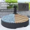 Afbeelding van Outsunny Zwarte Sonnenschirmstandaard tot 28 kg, Rond, voor Ø34/38 mm parasols, Balkon, Tuin