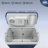 Afbeelding van Elektrische Koelbox 24L - Mini Koelkast voor Auto en Camping met Koel- en Warmhoudfunctie