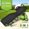 Afbeelding van Tillvex® Campingbed, opvouwbaar met nekkussen, tot 280 kg, voor binnen en buiten.