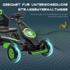 Afbeelding van HOMCOM - Kinderskelter met pedalen en verstelbare zitting - Groen