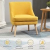 Afbeelding van HOMCOM Eetkamerstoel met bekleding 839-316