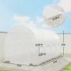 Afbeelding van Outsunny Kascover-PE-400L x 200B x 200H cm - Wit