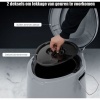 Afbeelding van Draagbaar Campingtoilet met Uitneembare Emmer - Mobiel Grijs Toilet