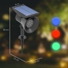 Afbeelding van Outsunny lantaarn - set van 2 - solar - kunststof - zwart