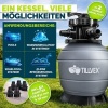 Afbeelding van tillvex® Zandfilter voor Zwembad zonder Pomp + Filterballen | Inclusief Adapter Ø32-38mm