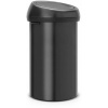 Afbeelding van Brabantia Touch Bin Prullenbak - 60 liter - Mat Zwart