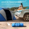 Afbeelding van Outsunny Tent Taft, Fiberglas L430 x B240 x H170cm - Blauw