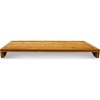 Afbeelding van Bamboe snijplank met saprand - 4,5 x 52 x 29 cm - serveerplank