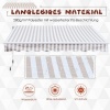 Afbeelding van Outsunny Aluminium, Metaal, Polyester - Beige + Wit - L295 x B245 cm - Zonnescherm