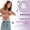Afbeelding van SPORTNOW-Hula Hoop - Kunststof, Metallsand - 139L x 4,5B cm - Paars