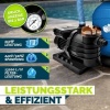 Afbeelding van Tillvex Zandfiltersysteem 13.200L/h tot 40.000L + 1200g Filterkogels - Zwembadfilter Blauw