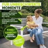 Afbeelding van Tillvex® Weerbestendige Tuinbank 2-3 Zits met Hoes & Kussens | Houtlook tot 300kg Belastbaar