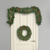 Afbeelding van HOMCOM Kerstguirlande PE 190L x 12B x 8T cm Groen