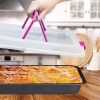 Afbeelding van Bakvorm met deksel - 3-in-1 - 40 x 32,5 cm - zwart-roze