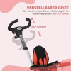Afbeelding van HOMCOM 6-in-1 opvouwbare driewieler met duwstang en zonnedak, voor kinderen 1-5 jaar, blauw