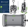 Afbeelding van KESSER® Bolderkar opvouwbare Bolderwagen | incl. 2 netzakken Strandkar | PVC banden | tot 80 kg draa