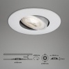 Afbeelding van BRILONER KULANA - Set van 3 draaibare inbouwspots - 5W LED - warm wit - Ø90mm - mat chroom