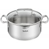 Afbeelding van Tefal Duetto+ Pannenset - 4-delig - Inductiegeschikt - RVS - Inclusief Deksel