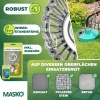 Afbeelding van MASKO® Onkruidborstel voor bosmaaier en bosmaaier, onkruidborstel 25,4 en 20 mm boring, draadborstel