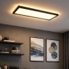 Afbeelding van Briloner Leuchten - LED-plafondlamp met backlight-effect, 22 Watt, 3000 lumen, wit-zwart