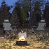 Afbeelding van Outsunny Liggende Campingstoel - Metaal, Oxford-stof - 125L x 48B x 90H cm - Grijs